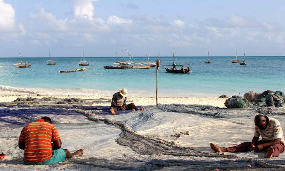 Fiskere på Zanzibar. Foto: Maj Manczak