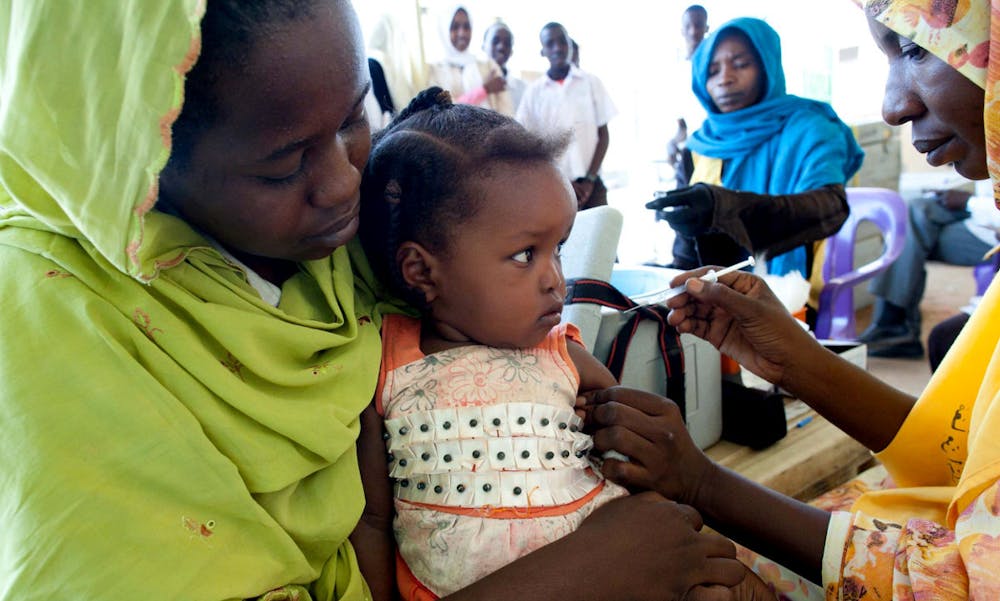 Vaccinering mod meningitis i Nord-darfur. Foto: CCBY UNAMID
