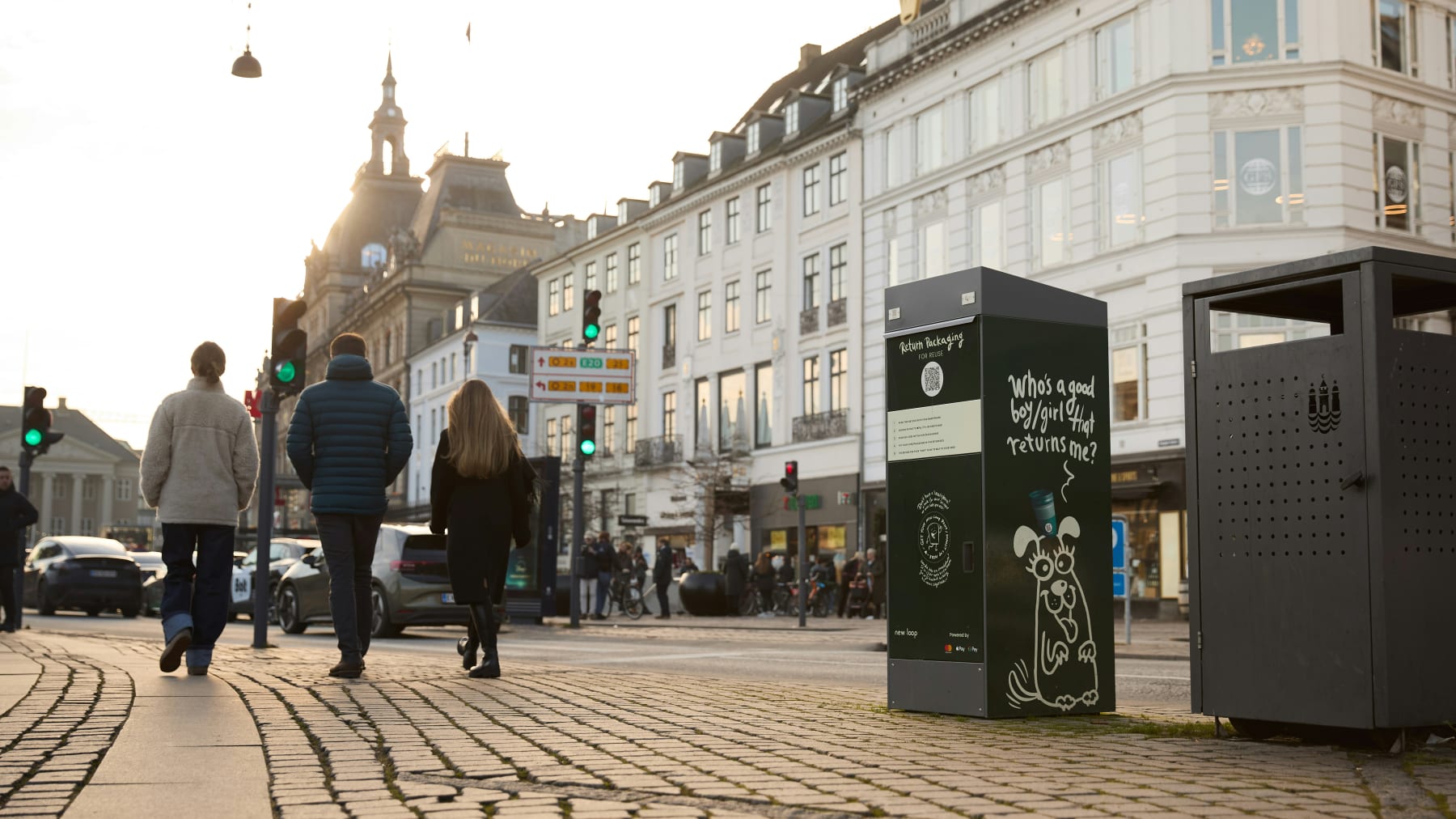 Returbokse for pantkopper er poppet op på gader og stræder i hovedstaden det sidste halve år.